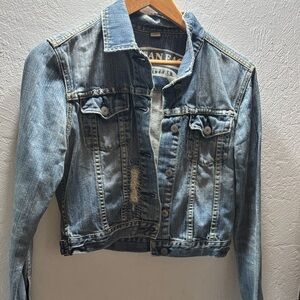 American Eagle Outfitters Light Blue Jean Jacket